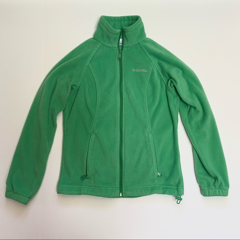 Columbia Women’s Green Fleece Jacket: size xs
